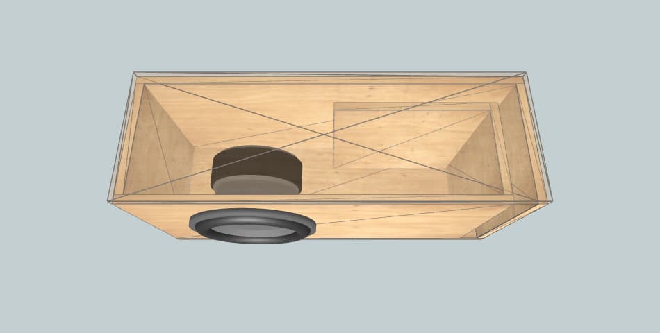 Sundown Audio sub box 1 - короб для сабвуфера