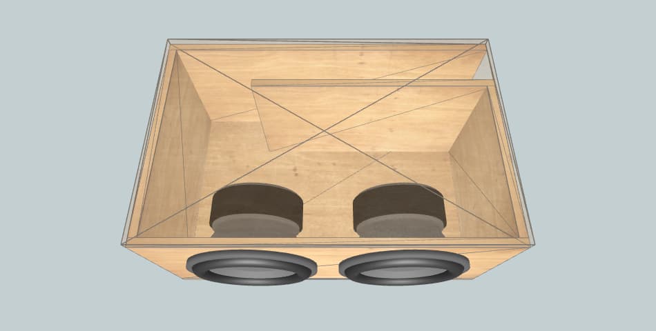 Rockford Fosgate 12p3s - subwoofer box