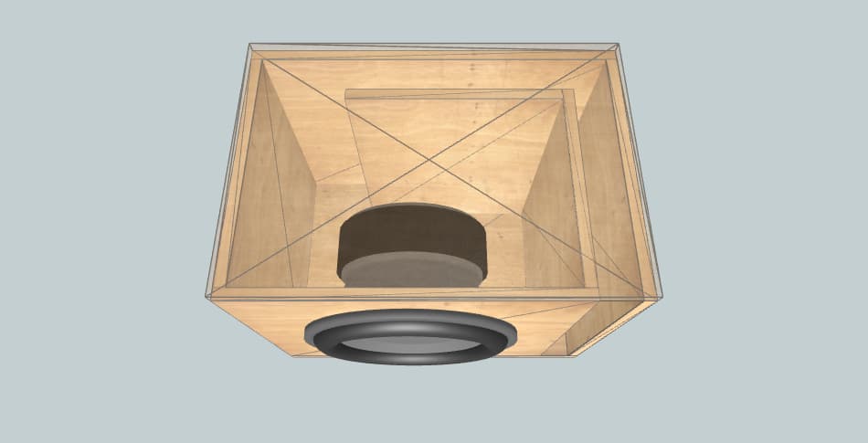 Subwoofer Box Deaf Bonce DB SA275 Ported Box Slot