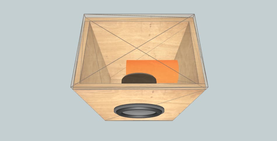 DD Audio 712 30hz 120L - subwoofer box