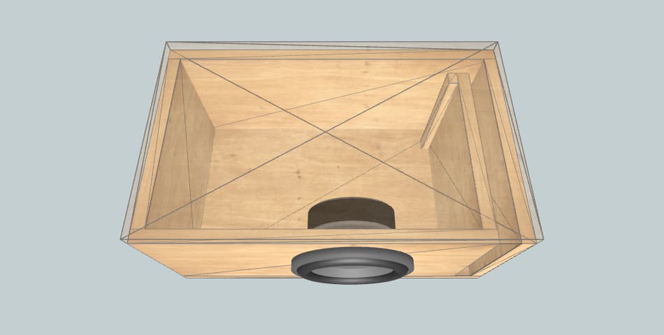 Alphard lw-80a4 21mm - короб для сабвуфера