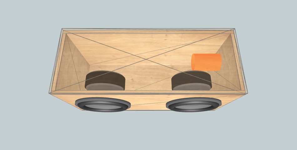 Cometta sound - subwoofer box