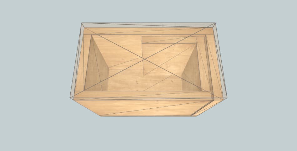 Tang Band W-5 2 - короб для сабвуфера