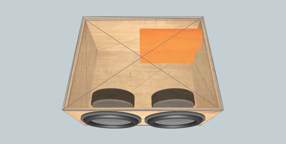 2-15-1200 - subwoofer box