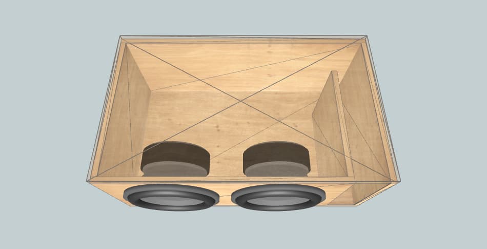 Kicker 2 12 kicker comp. max box spec - короб для сабвуфера