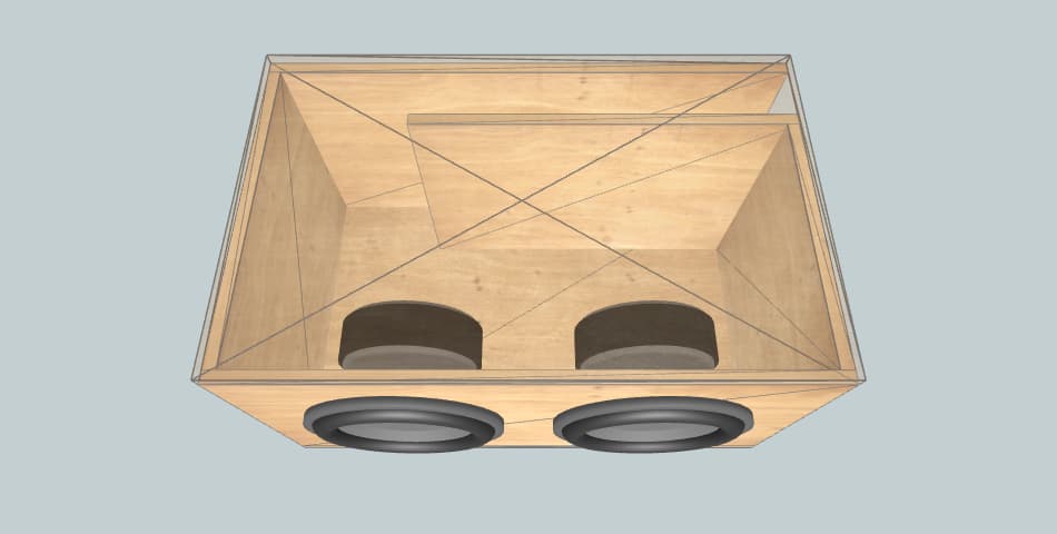 Power Acoustik Gothic 12 - subwoofer box