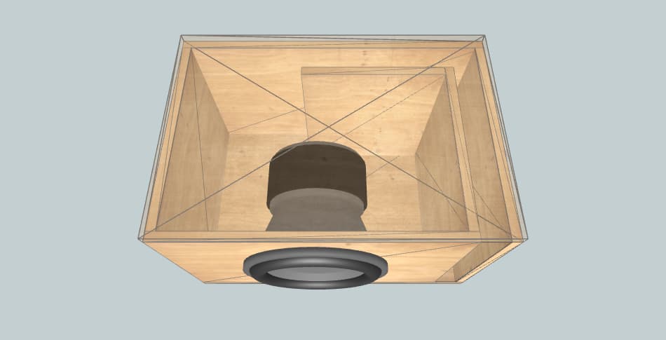 Sundown Audio x v.2 d2 - subwoofer box