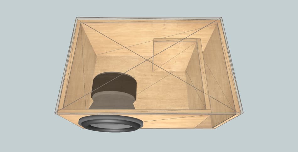 Ural Decebel 75 faz320mm/75L/37Hz - короб для сабвуфера