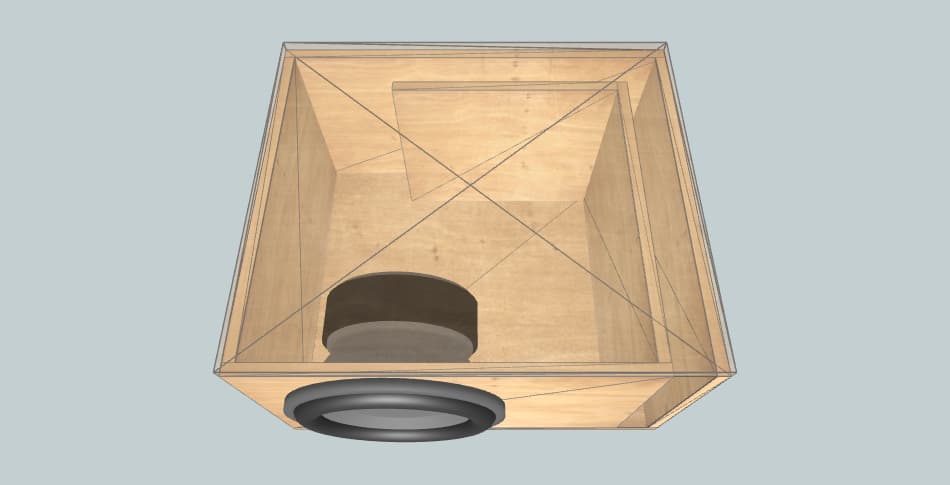 Alpine 12 inch box - subwoofer box