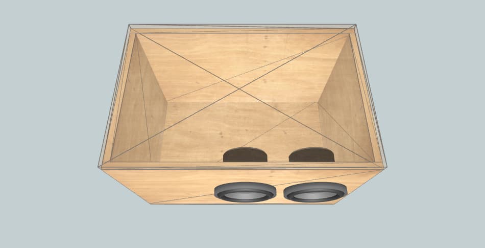 6.5 inch subwoofer box Midds
