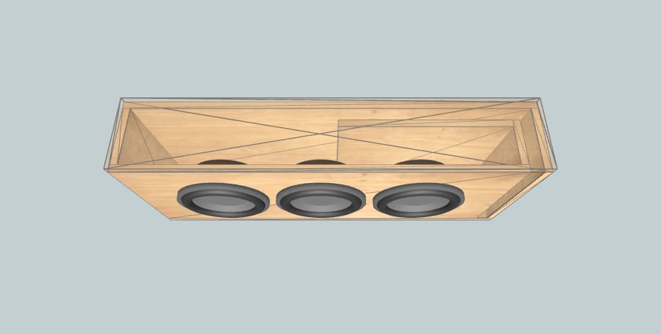 JL Audio 3 10" TW3  - subwoofer box