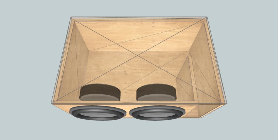 EDGE 2x EDS15D1-E7 - subwoofer box
