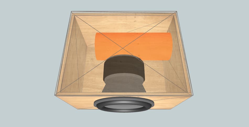 Skar Audio 15 8” side pipe - subwoofer box