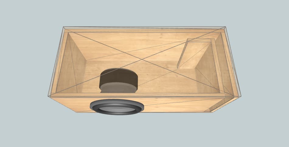 JL Audio 10w3 v3-4 1st 30" - короб для сабвуфера