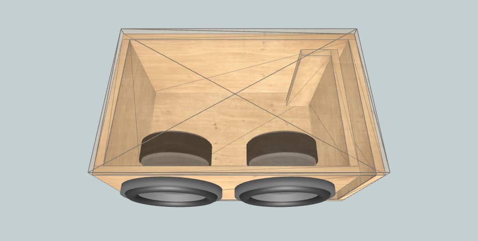 Planet Audio 8" - subwoofer box