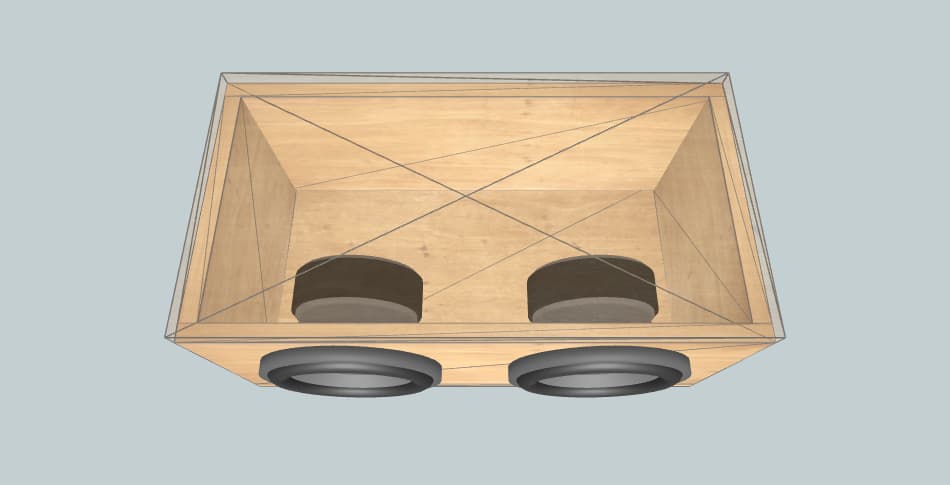 Kicker Kicker 44L7S82 - subwoofer box