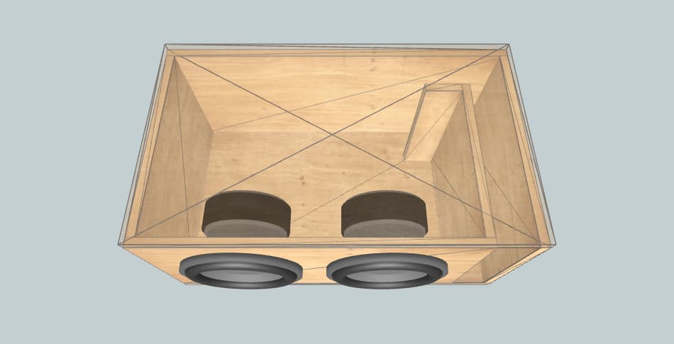 Pride sapprire 10 ver2 - subwoofer box