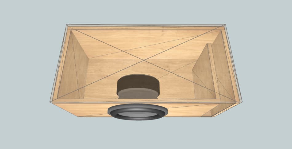 Memphis Audio AJ sub box  - subwoofer box