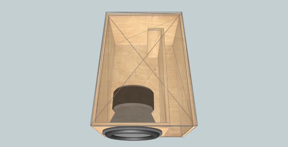 American Bass xmaxx single 15 SPL hog - короб для сабвуфера