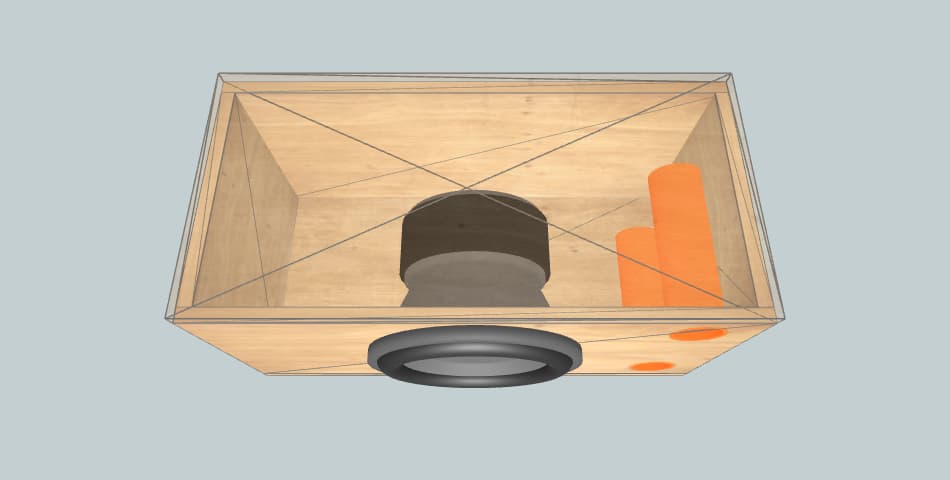 Alpine alpine 10 pulgadas - короб для сабвуфера