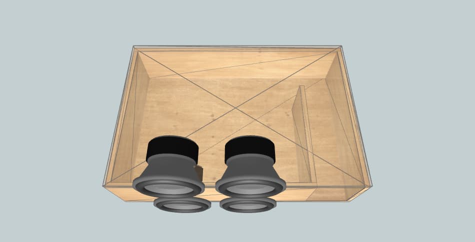 DS18 Gen x xx 10 - subwoofer box