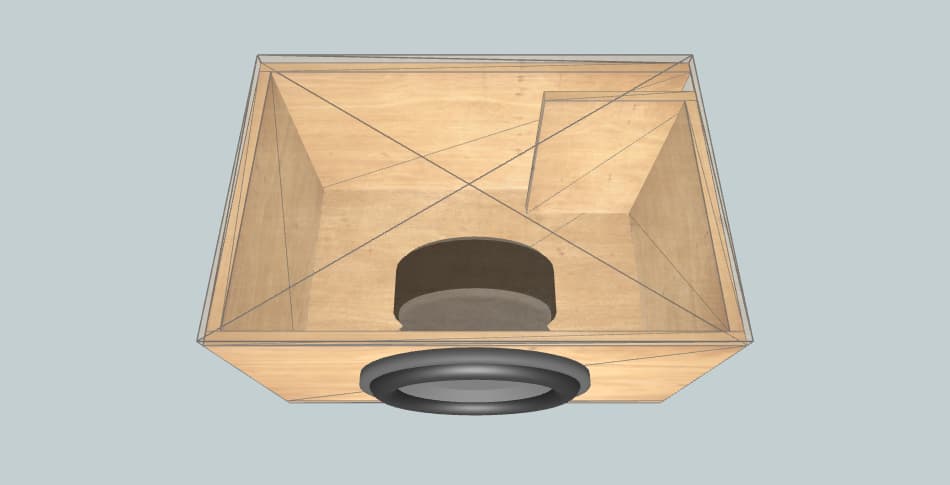 Skar Audio VD-10 D4 Ported - subwoofer box