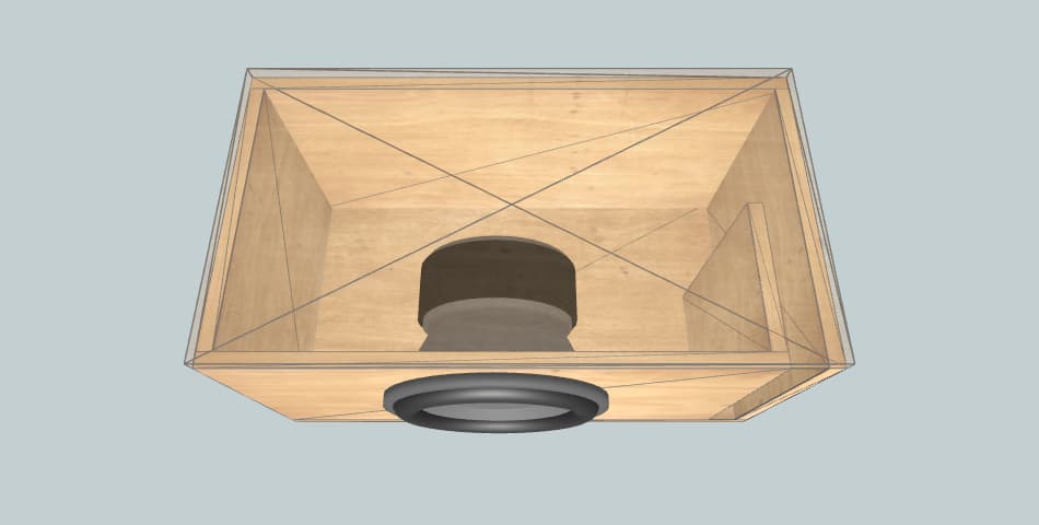 American Bass XR 12 D4 - короб для сабвуфера