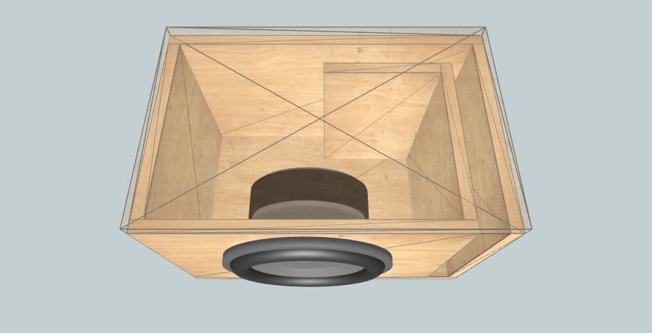 Deaf Bonce ML-12R D2 ported box - короб для сабвуфера