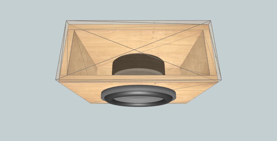 JL Audio 10W1v3-4 Sealed JL Spec - subwoofer box