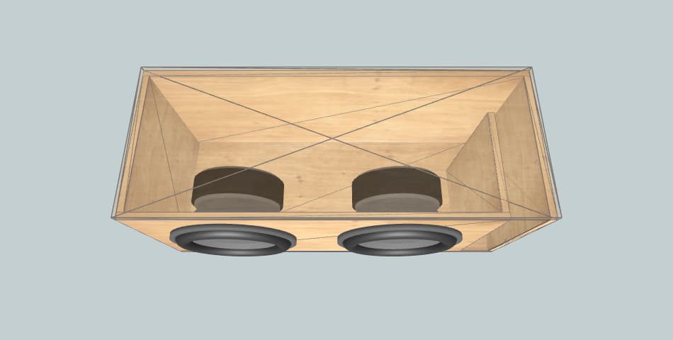 Deaf Bonce DB-SA255 D1/D2 - subwoofer box