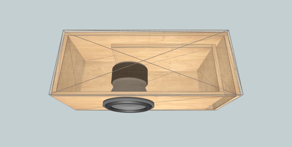 American Bass HD10D1A 1.5L 32.3 hz - subwoofer box