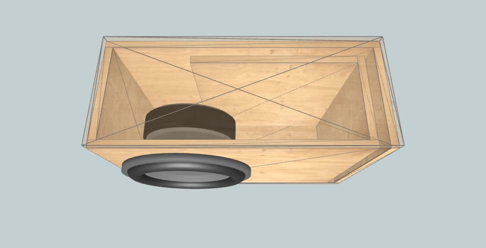 Alpine S-w12D4 - subwoofer box