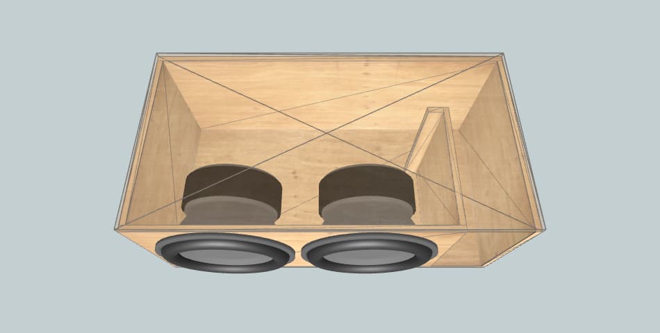 Sundown Audio SaV2 18 dual GK - subwoofer box