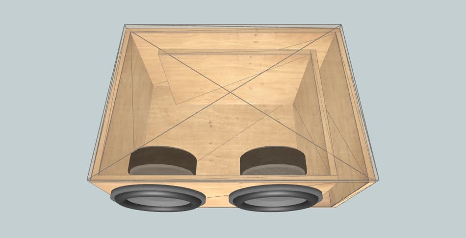 Subwoofer Box Jl Audio W0v3 Ported Box Slot