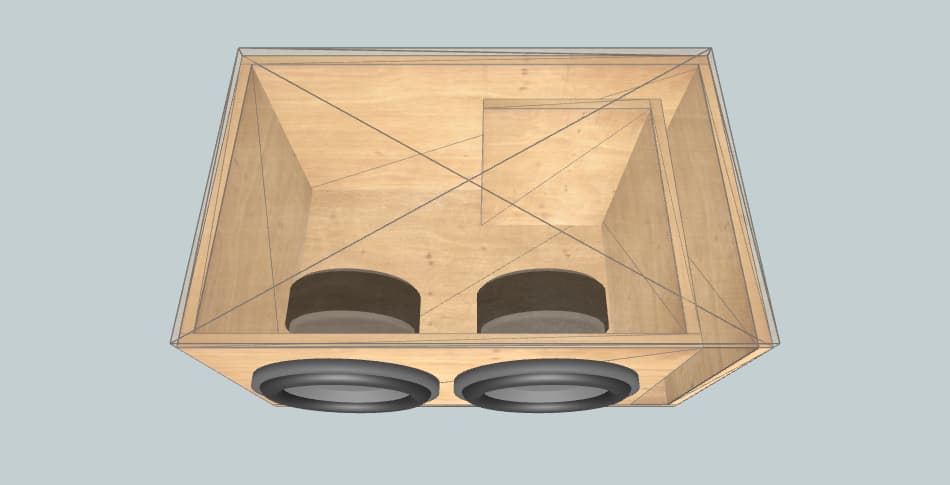 Sundown Audio LCS 10 Dual - subwoofer box