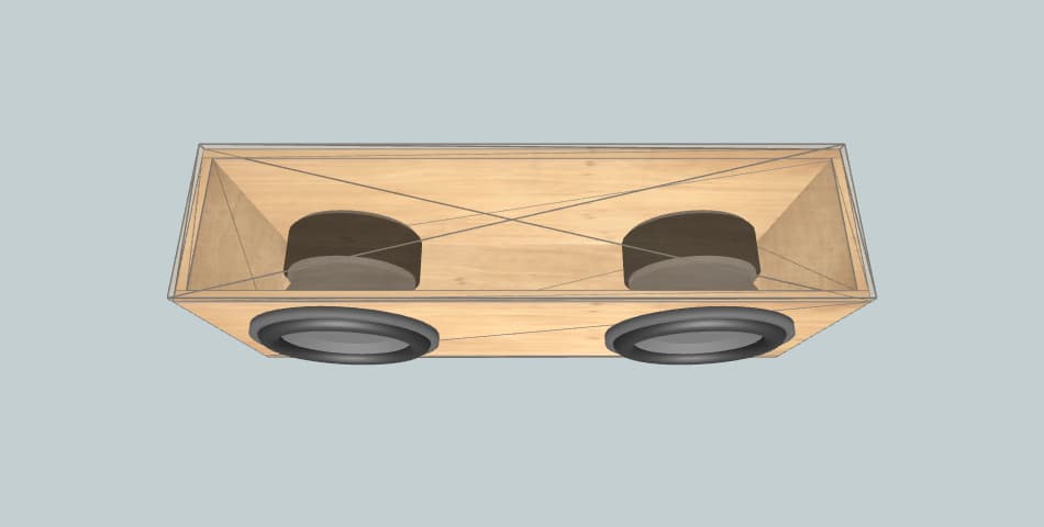 Alphard Second design for my sub box - subwoofer box