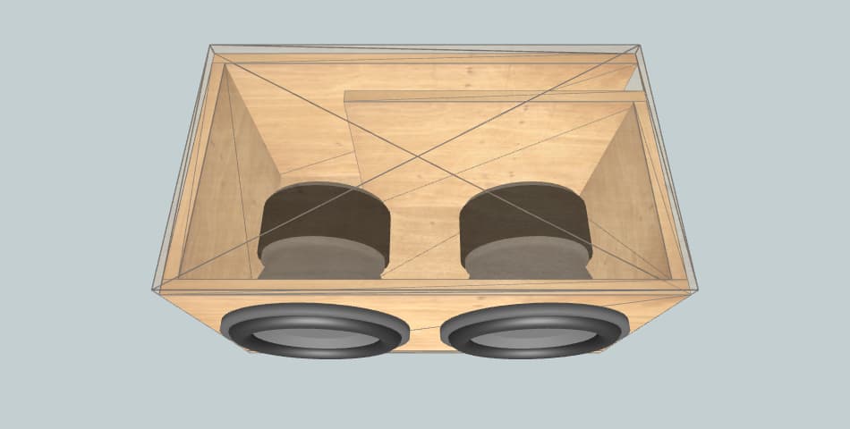 Dual 12" 35Hz - короб для сабвуфера