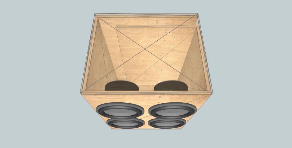 Deaf Bonce Deaf Bonce SA302 v.2 - subwoofer box