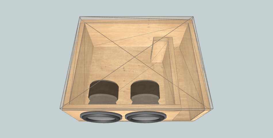 Sundown Audio XV3 12 dual GK - короб для сабвуфера