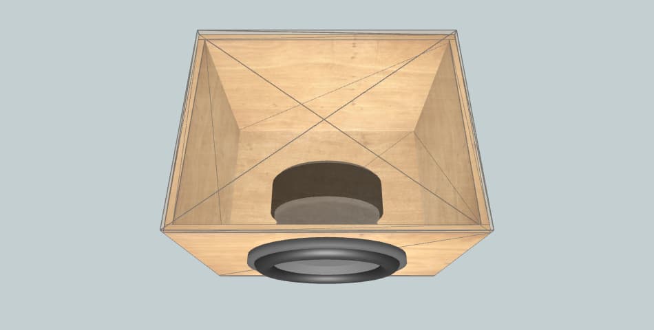 Sony 12in xplod - короб для сабвуфера