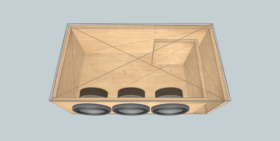 Alpine S-W8D4 My 1st Box - subwoofer box