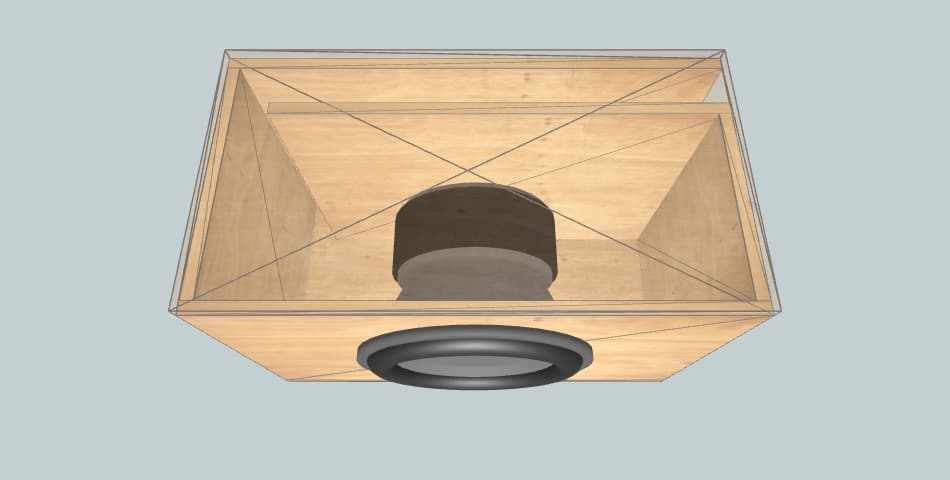 Skar Audio Single VXF15 - subwoofer box