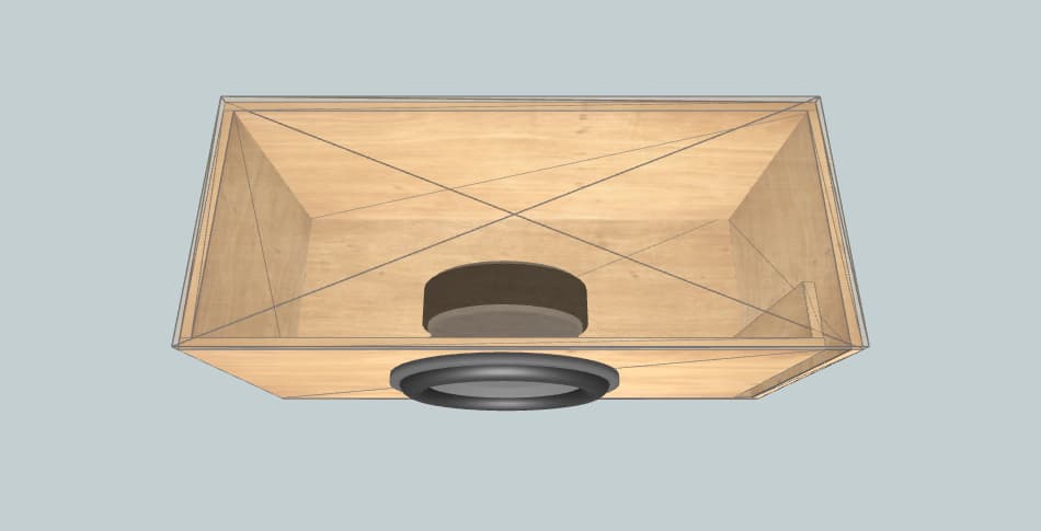 Cerwin Vega citroen zx 16v - subwoofer box