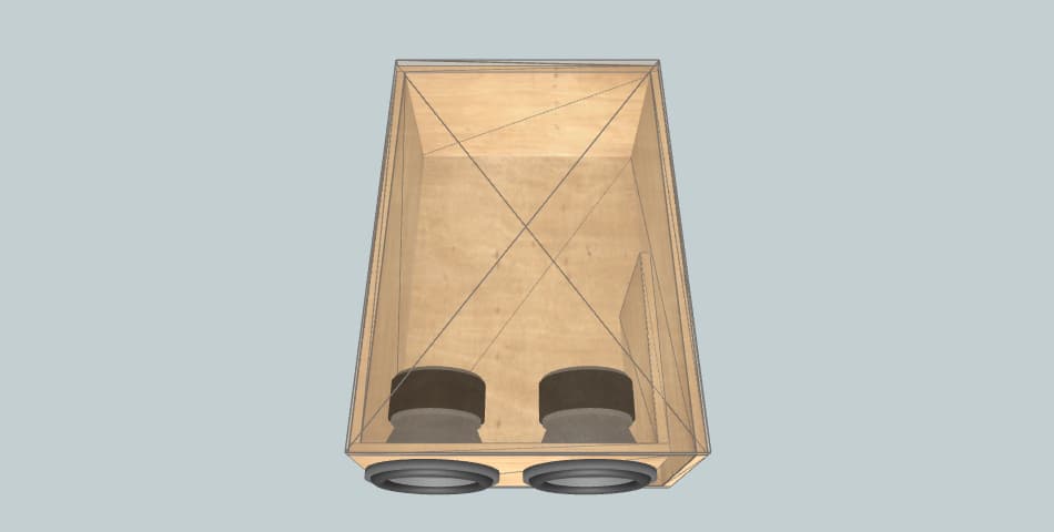 Skar Audio EVL-10’s for 72 Impala 4 Total  - subwoofer box