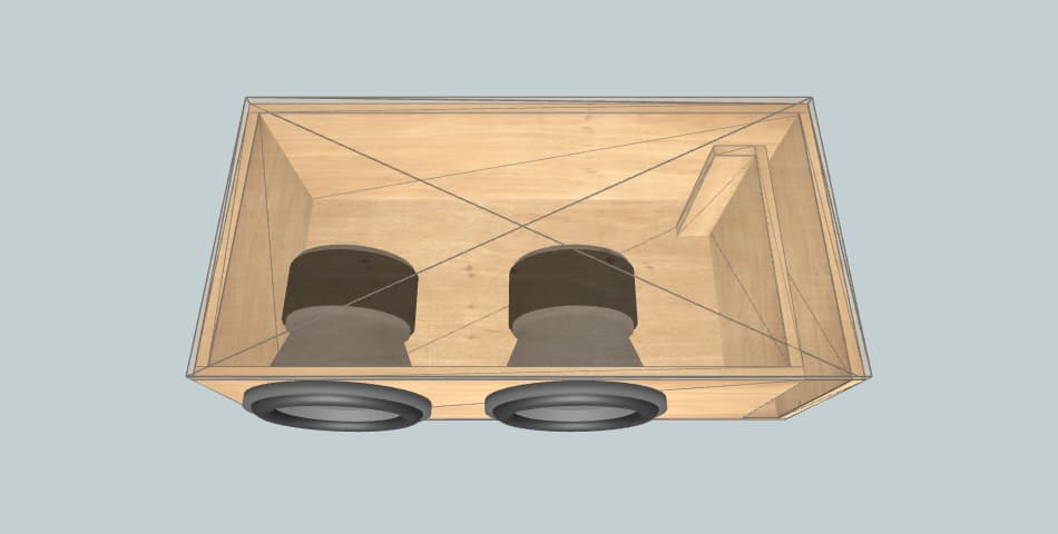 MacAudio mach 1000 - subwoofer box