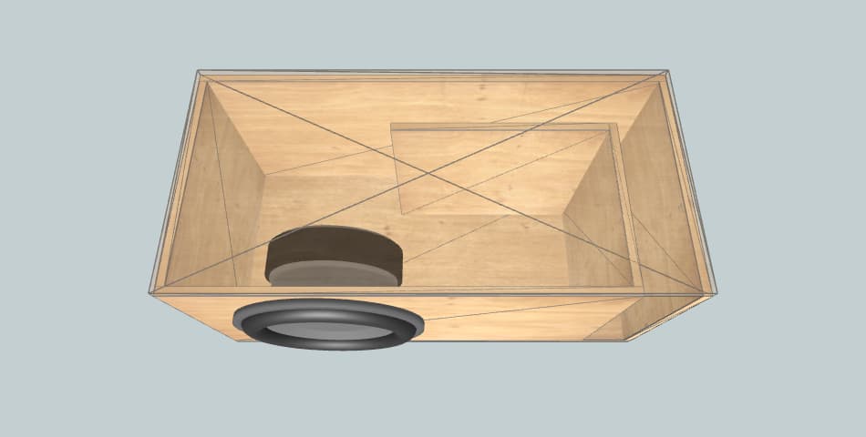 Ground Zero GZRW 38-D2 - subwoofer box