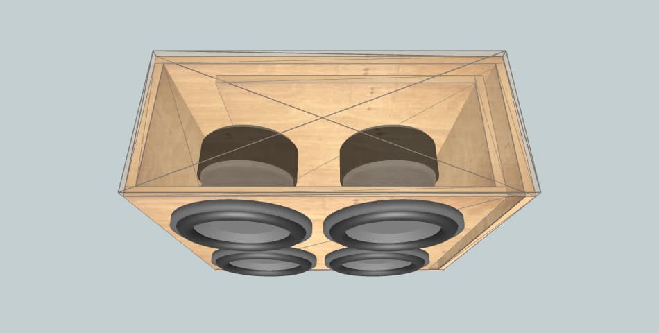 quad 10 - subwoofer box