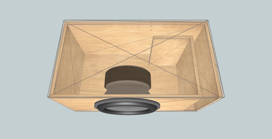 Deaf Bonce db-sa305d2 - subwoofer box