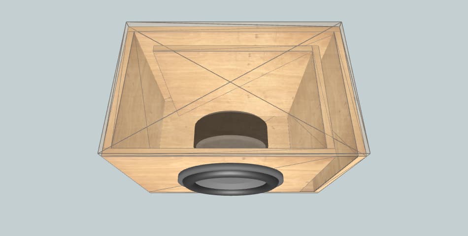 Rockford Fosgate P3D4 2.0 @ 33hz 32in port area - subwoofer box