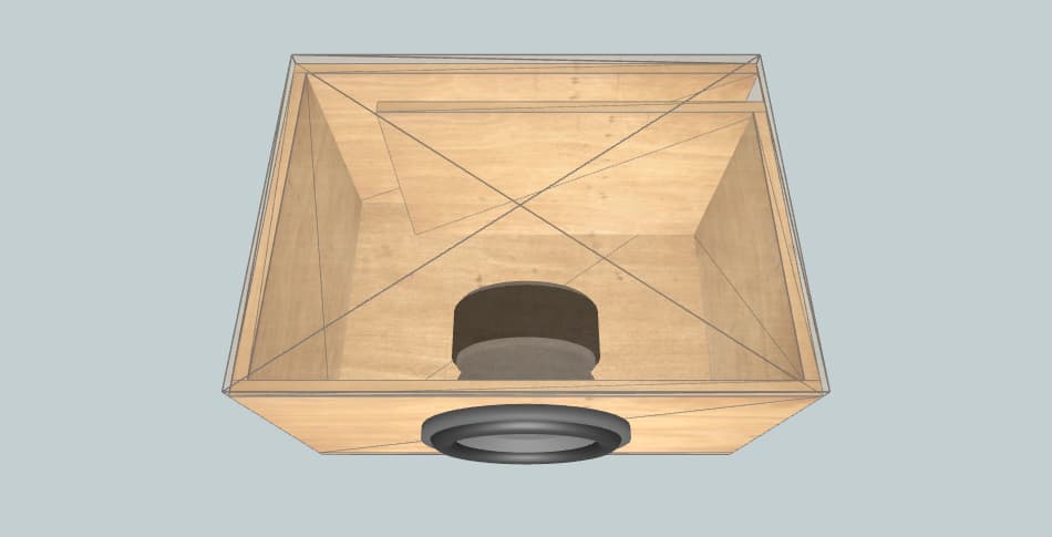 Dynamic State Dynamic state csw-254c  - subwoofer box